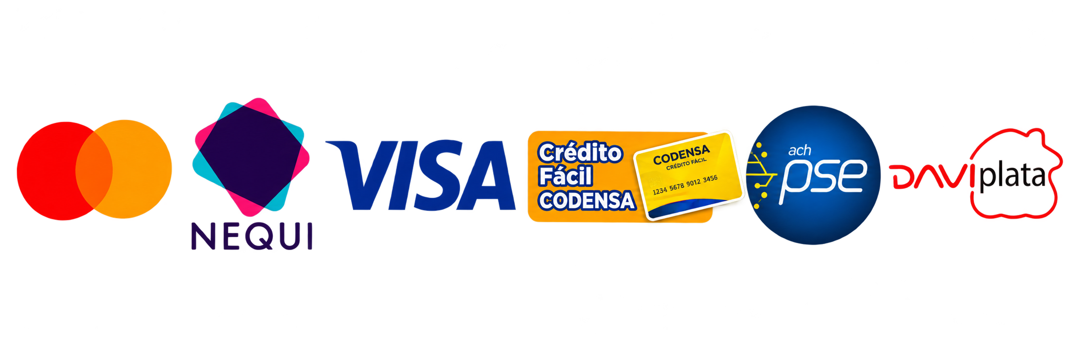 Métodos de pago aceptados